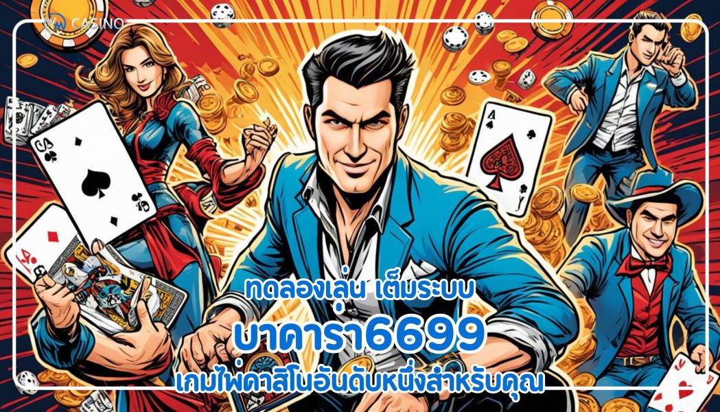 ทดลองเล่น เต็มระบบ บาคาร่า6699 เกมไพ่คาสิโนอันดับหนึ่งสำหรับคุณ