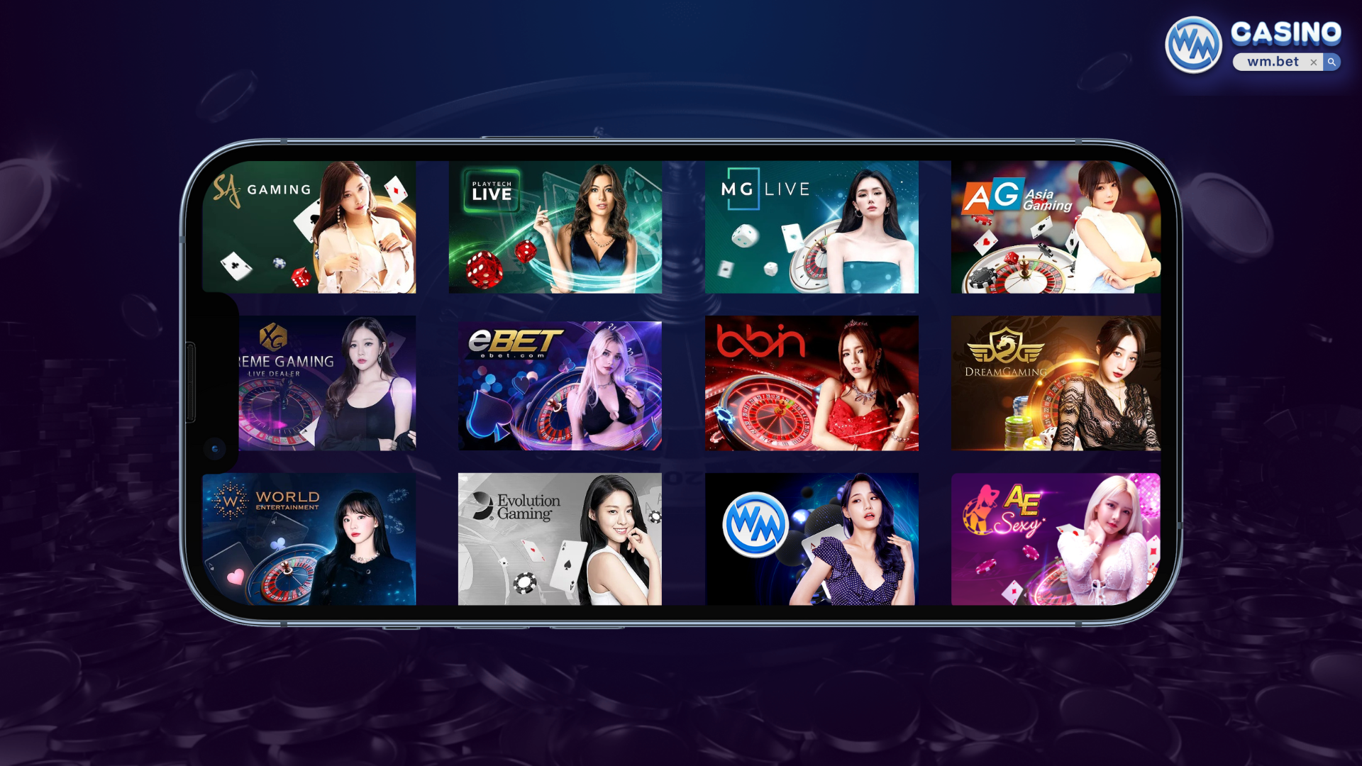 wm casino เว็บตรงไม่ผ่านเอเย่นต์รวมความบันเทิงส่งตรงถึงมือคุณ